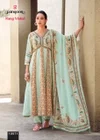 Rang Mahal By Rangoon Muslin Printed Kurti With Bottom Dupatta 